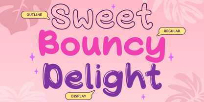 Bubble Pop Font Poster 7