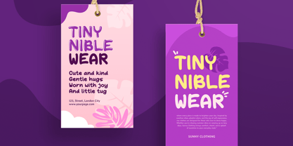 Bubble Pop Font Poster 3