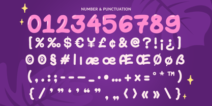 Bubble Pop Font Poster 9