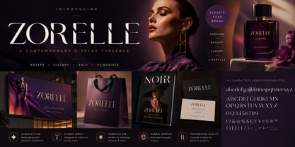 Zorell Font Poster 2