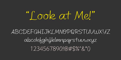 ZFScribelle Font Poster 3