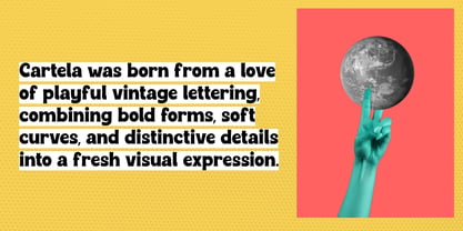 Cartela Font Poster 3