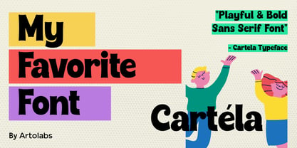 Cartela Font Poster 2