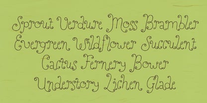 Perfect Sprouts Font Poster 2