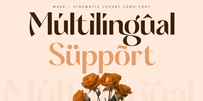 Mask Font Poster 13