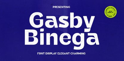 Gasby Binega Font Poster 1