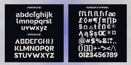 Gasby Binega Font Poster 8