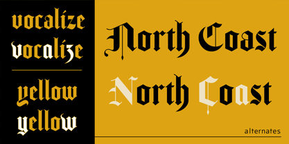 Wyndham Gothic Font Poster 10