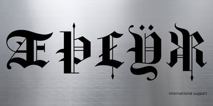 Wyndham Gothic Font Poster 4
