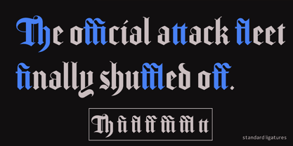 Wyndham Gothic Font Poster 8
