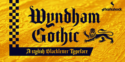 Wyndham Gothic Font Poster 1