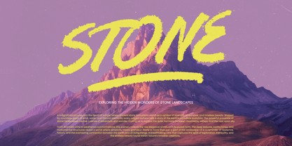 Hanor Dhams Font Poster 4