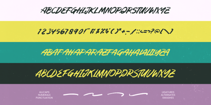 Hanor Dhams Font Poster 9