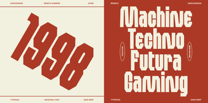 Remidle Font Poster 4
