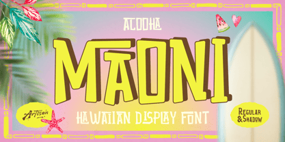 Maoni Font Poster 1