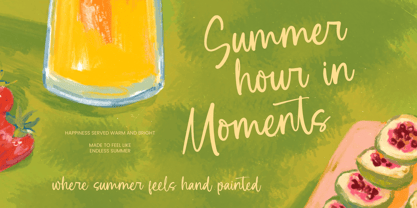 Summer Moments Font Poster 1