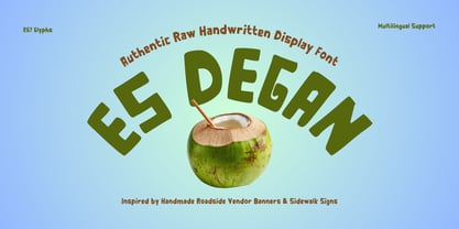 Es Degan Font Poster 1