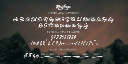 Moistage Font Poster 8
