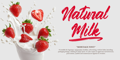 Moistage Font Poster 4