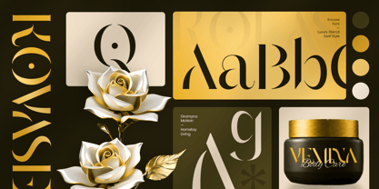 Kovase Font Poster 2