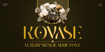 Kovase Font Poster 1