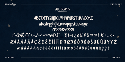 The Moon Font Poster 8