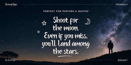 The Moon Font Poster 5
