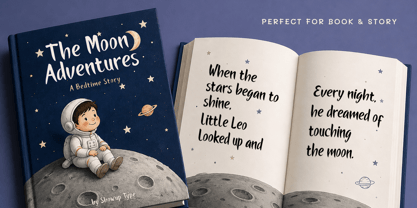 The Moon Font Poster 6