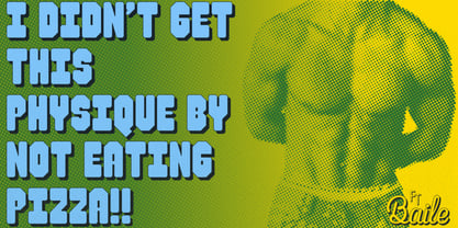 Ft Baile Font Poster 8