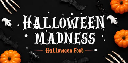 Halloween Madness Font Poster 1