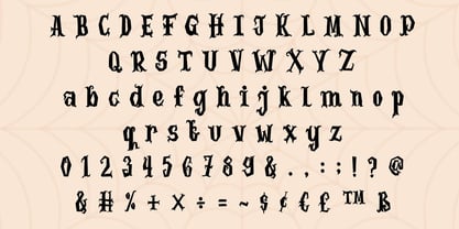 Halloween Madness Font Poster 2