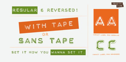 Labeled Font Poster 2