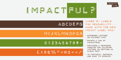 Labeled Font Poster 6