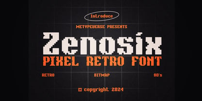 Zenosix Font Poster 1