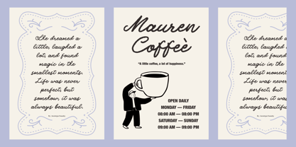 Madiguire Font Poster 3
