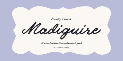 Madiguire Font Poster 1