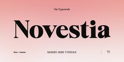 Novestia Font Poster 1