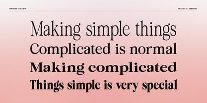 Novestia Font Poster 11