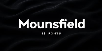 Mounsfield Font Poster 1