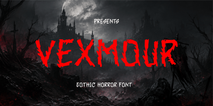 Vexmour Font Poster 1