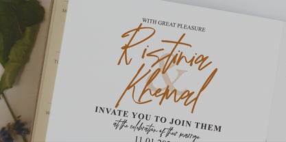Westerning Brush Signature Font Poster 6