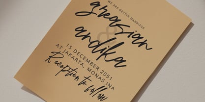 Westerning Brush Signature Font Poster 10
