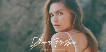 Westerning Brush Signature Font Poster 2