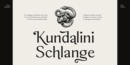 Sonne Font Poster 3