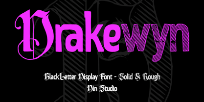Drakewyn Font Poster 1