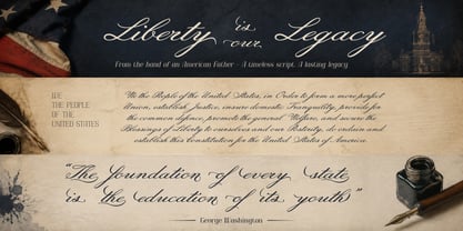 Perfect Union Script Font Poster 1