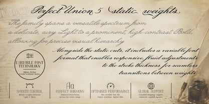 Perfect Union Script Font Poster 3