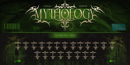 Arimels Font Poster 8