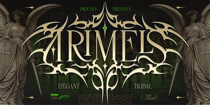 Arimels Font Poster 1