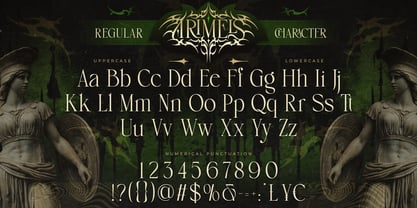 Arimels Font Poster 2